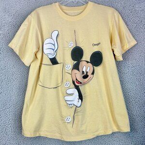 90s Mickey Mouse Oregon vintage size L T Shirt Made In USA - Single‎ Stitch